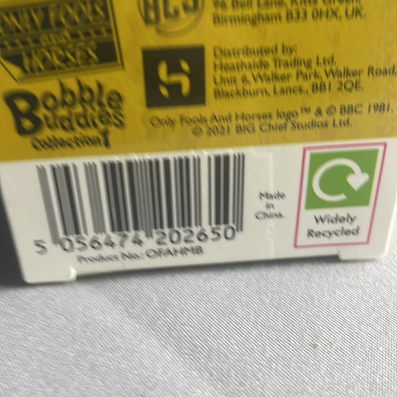 Only Fools And Horses Bobble Buddies Uncle Albert Gold Chase Variant Collectible - Picture 9 of 9